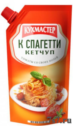 Кетчуп "Кухмастер" 260 г дой-пак к спагетти /20 шт